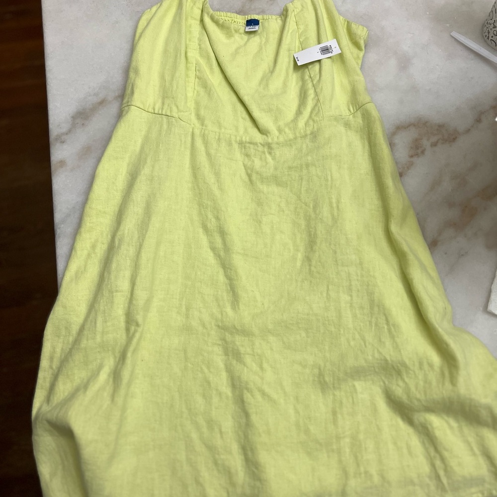Old Navy Light Yellow Mini Dress